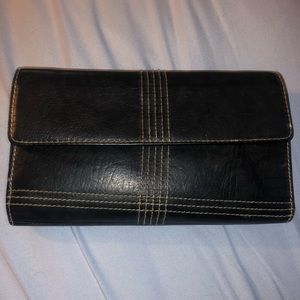 Black Top Grain Cowhide Exterior Wallet